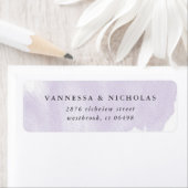 Lavender Hand-painted Watercolor Wash (Insitu)