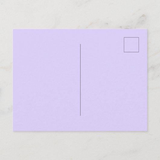 Lavender handgezeichnet Bug Foto Geburtstag Einladungspostkarte (Rückseite)