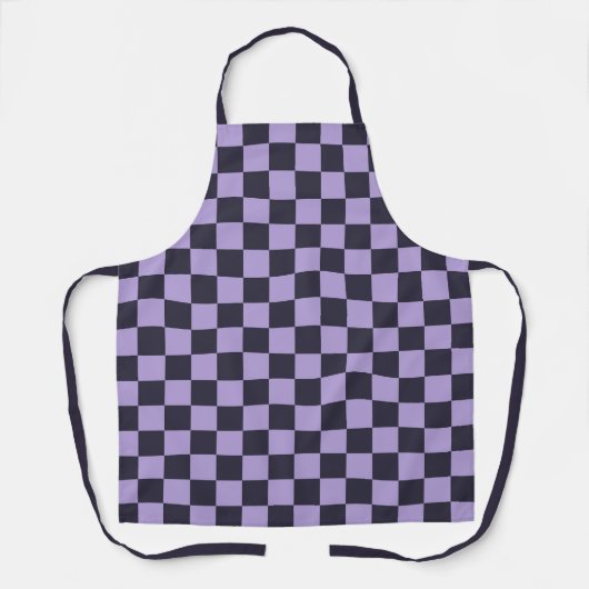Lavender haze checkerboard pattern schürze (Vorderseite)