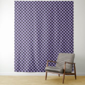 Lavender haze checkerboard pattern wandteppich (Beispiel)