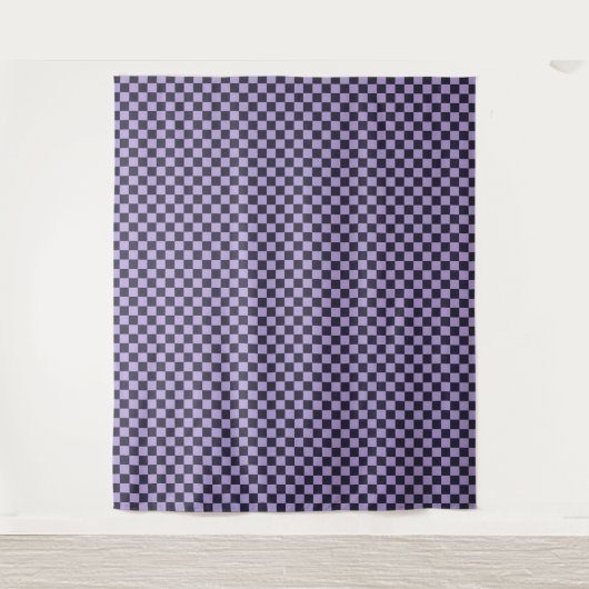 Lavender haze checkerboard pattern wandteppich (Vorderseite)