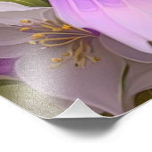 Lavender Headed Orange Breastase Fantasy Bird Fotodruck (Ecke)