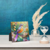 Lavender Headed Orange Breastase Fantasy Bird Fotoplatte (InSitu)