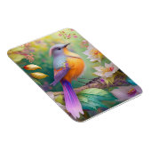 Lavender Headed Orange Breastase Fantasy Bird Magnet (Rechte Seite)