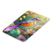 Lavender Headed Orange Breastase Fantasy Bird Magnet (Linke Seite)