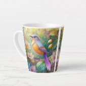 Lavender Headed Orange Breastase Fantasy Bird Milchtasse (Linke Ecke)