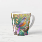 Lavender Headed Orange Breastase Fantasy Bird Milchtasse (Rechte Ecke)