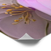 Lavender Headed Orange Breastase Fantasy Bird Poster (Ecke)