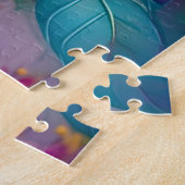 Lavender Headed Orange Breastase Fantasy Bird Puzzle (Seite)