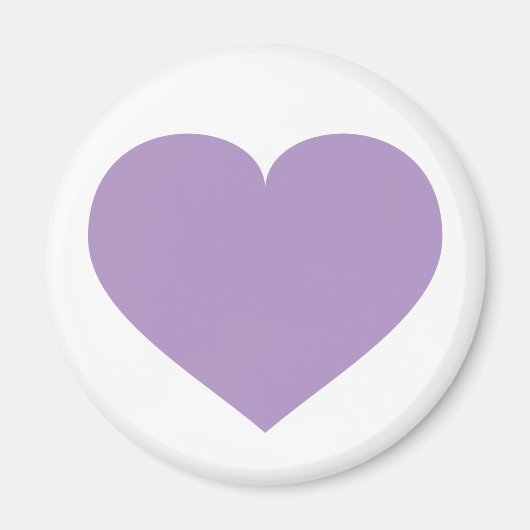 Lavender Heart Magnet (Vorne)