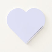 Lavender Heart Notizblock (Rückseite)