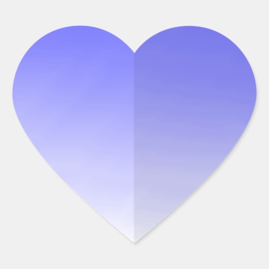 Lavender Heart Petal Sticker (Vorderseite)