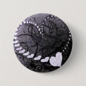 Lavender Heart Wirbel Button (Vorderseite)