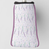 Lavender Hearts Girly Hübsch Golf Headcover (Rotieren 90)