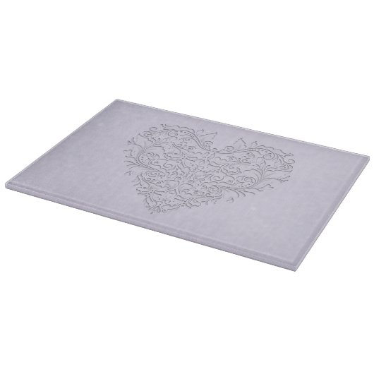 Lavender HeartyChic Schneidebrett (Ecke)