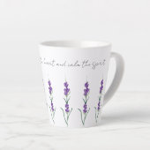 Lavender Herbal Blume Serenity Milchtasse (Rechte Ecke)