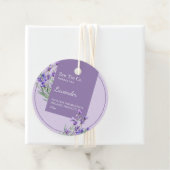 Lavender Herbal Tee Business Tag Geschenkanhänger (Beispiel)