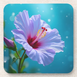 Lavender Hibiskus Blume Getränkeuntersetzer