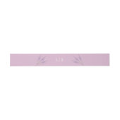 Lavender, Hochzeit Einladungsbanderole (Flach)