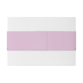 Lavender, Hochzeit Einladungsbanderole (Rückseitenbeispiel)