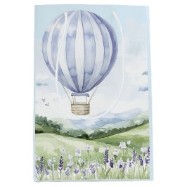 Lavender Hot Air Ballon Floral Brautparty Mittlere Geschenktüte