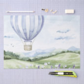 Lavender Hot Air Ballon Floral Brautparty Seidenpapier (Handwerk)