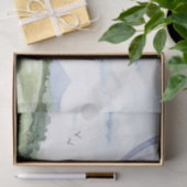 Lavender Hot Air Ballon Floral Brautparty Seidenpapier (Geschenk)