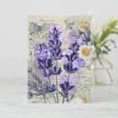 Lavender Hour | Soft Lavendel Einladung (Stehend Vorderseite)