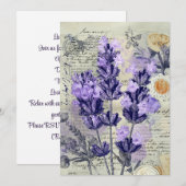 Lavender Hour | Soft Lavendel Einladung (Vorne/Hinten)