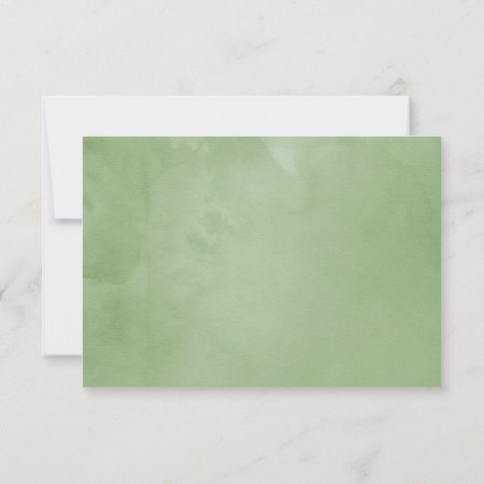 Lavender Hütte Chic Wedding RSVP Karte (Rückseite)