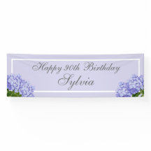 Lavender Hydrangea Happy 90. Geburtstag