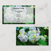 Lavender Hydrangea in Garden Visitenkarte (Vorne/Hinten)