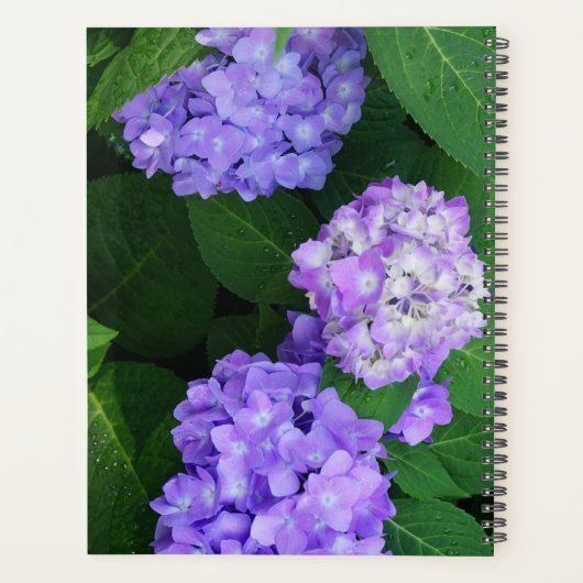 Lavender Hydrangea Planer (Rückseite)