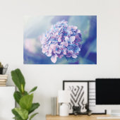 Lavender Hydrangea Poster (Heimbüro)