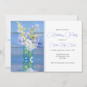 Lavender Hydrangea Reflections Geburtstag Einladung (Vorderseite)