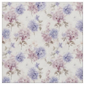 Lavender Hydrangea Vintag Elegance Stoff (Nahaufnahme)