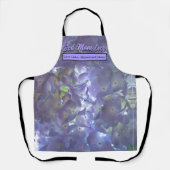 Lavender Hydrangeas beste Mutter aller Zeiten Schürze (Vorderseite)