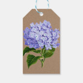 Lavender Hydrangeas Floral Vielen Dank für Ihre Ho Geschenkanhänger (Rückseite)
