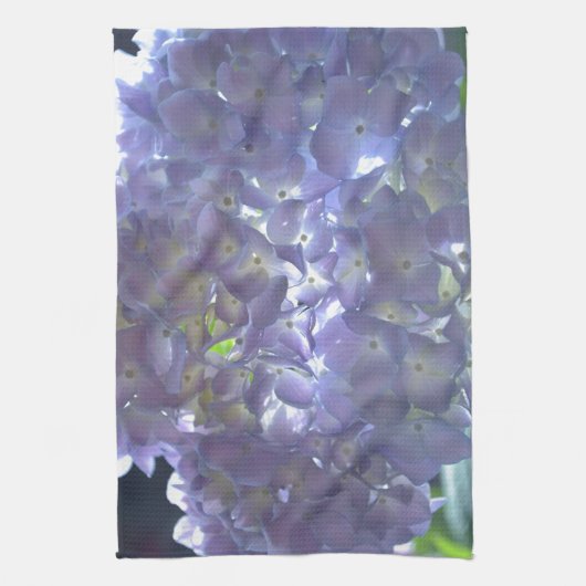 Lavender Hydrangeas Geschirrtuch (Vertikal)