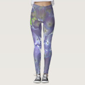 Lavender Hydrangeas Leggings (Vorderseite)