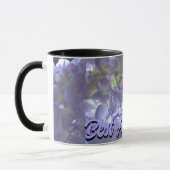 Lavender Hydrangeas lila Blumentante aller Zeiten Tasse (Links)