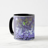 Lavender Hydrangeas lila Blumentante aller Zeiten Tasse (Vorderseite Links)