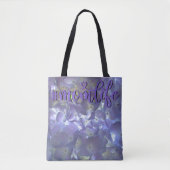 Lavender Hydrangeas Tasche (Vorderseite)