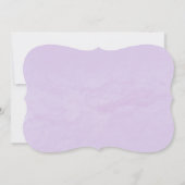 Lavender Hydrangeas werden Sie meine Bridesmaid se Einladung (Rückseite)