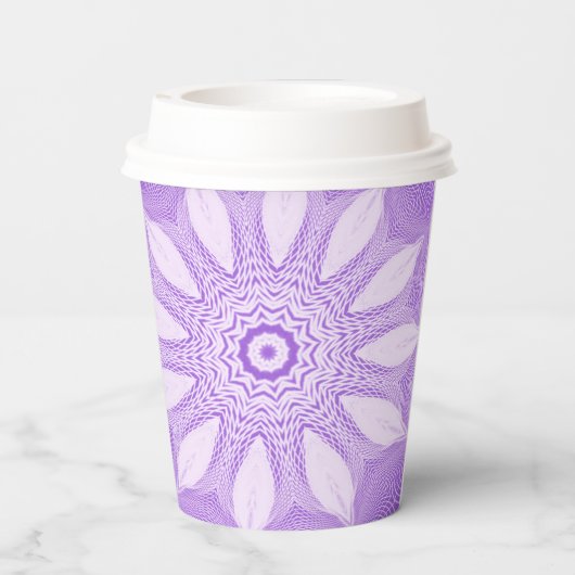 Lavender-Imitate - Design Pappbecher (Rückseite)