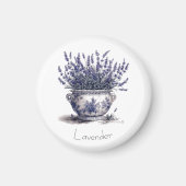 Lavender in Delft Blue Magnet (Vorne)