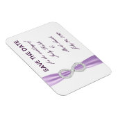 Lavender Infinity speichern Sie das Datumsfenster Magnet (Rechte Seite)