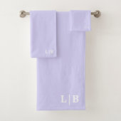 Lavender Initials Badetücher Set (Insitu)