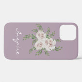 Lavender Inspirierte Romantische Aquarelltypografi Case-Mate iPhone Hülle (Rückseite (Horizontal))