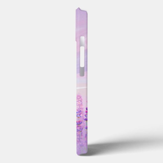 Lavender iPhone Case (Rückseite / Links)